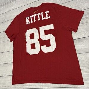 Nike San Francisco 49ers George Kittle 85 Graphic T Shirt Size XL The Nike Tee